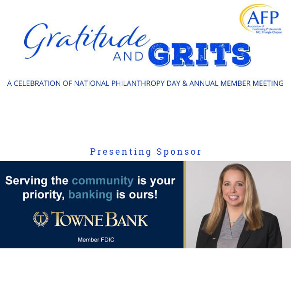 Gratitude and Grits 2021, sponsored by TowneBank