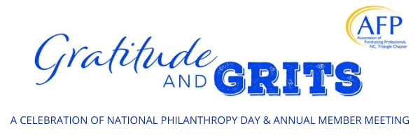 Gratitude and Grits - Celebration of National Philanthropy Day and annual member meeting
